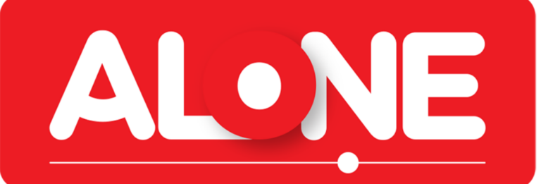 Red ALONE logo